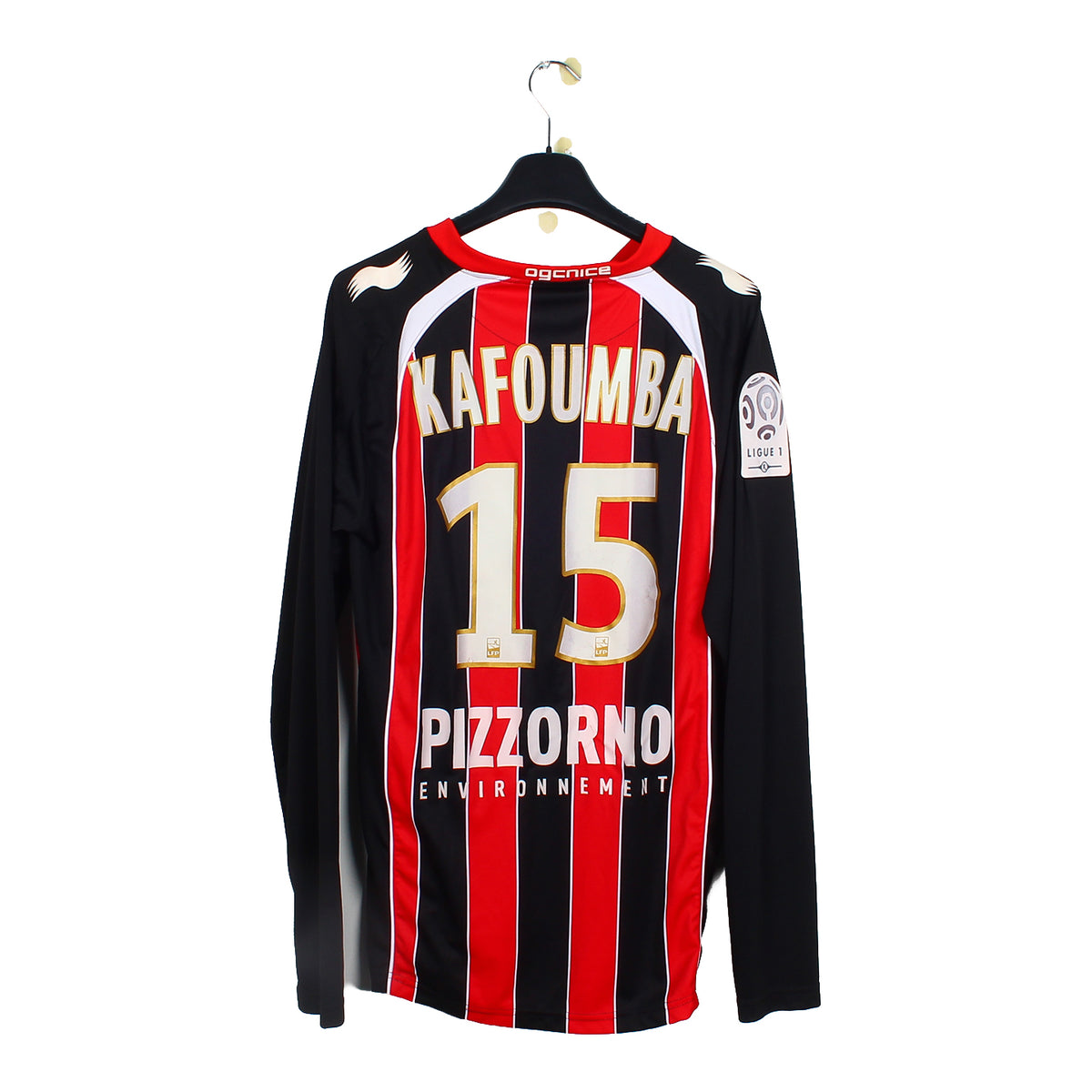 2011/12 - Nice OGC - Kafoumba #15 (L) [MATCH ISSUE]