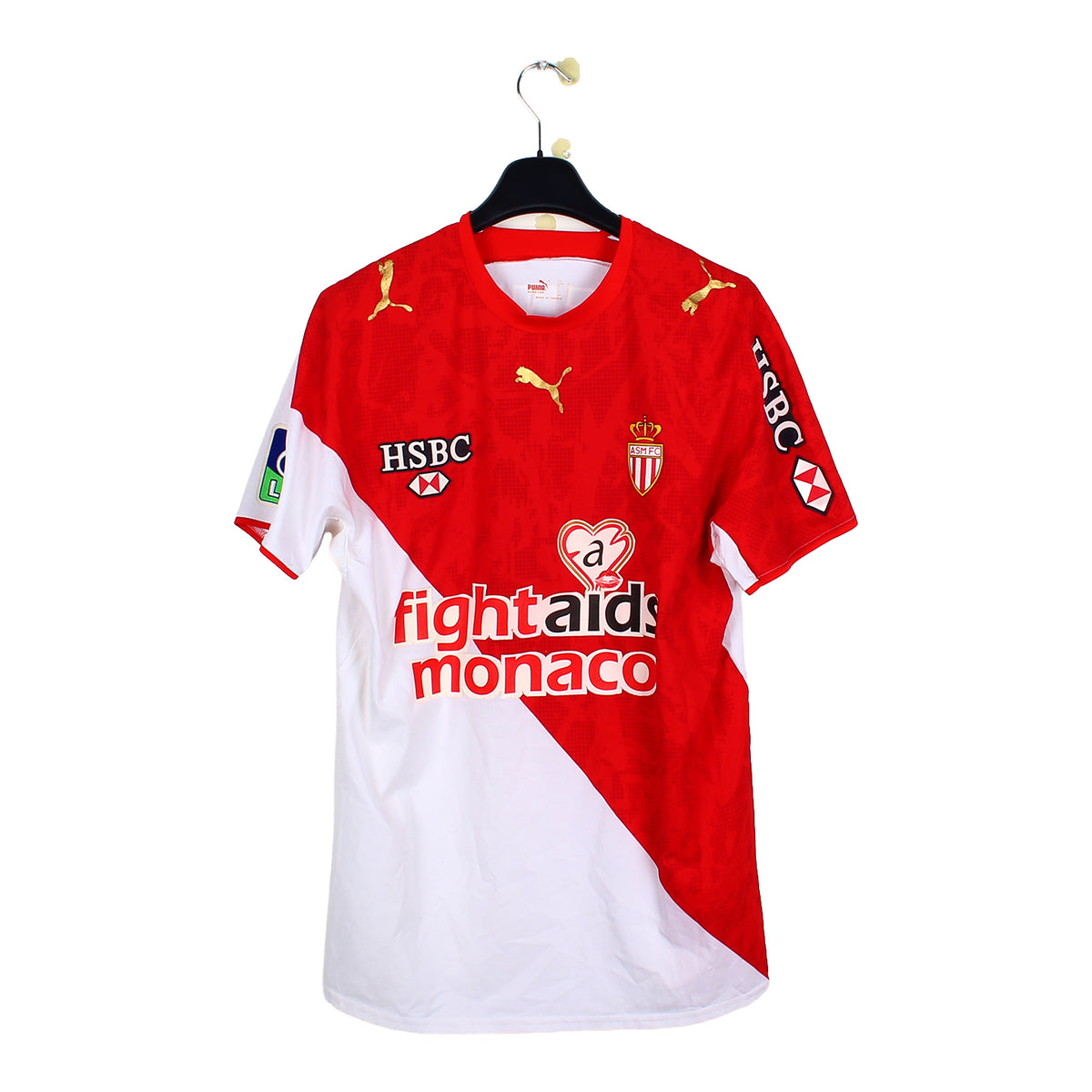 2006/07 - AS Monaco - Menez #10 (L) [WORN]