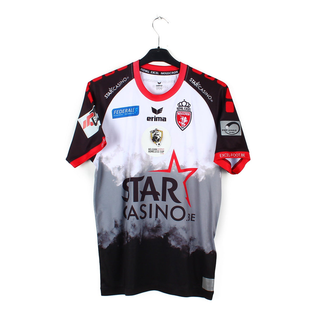 VINTAGE Maillot EXCELSIOR MOUSCRON Kelme vareuse shirt XS