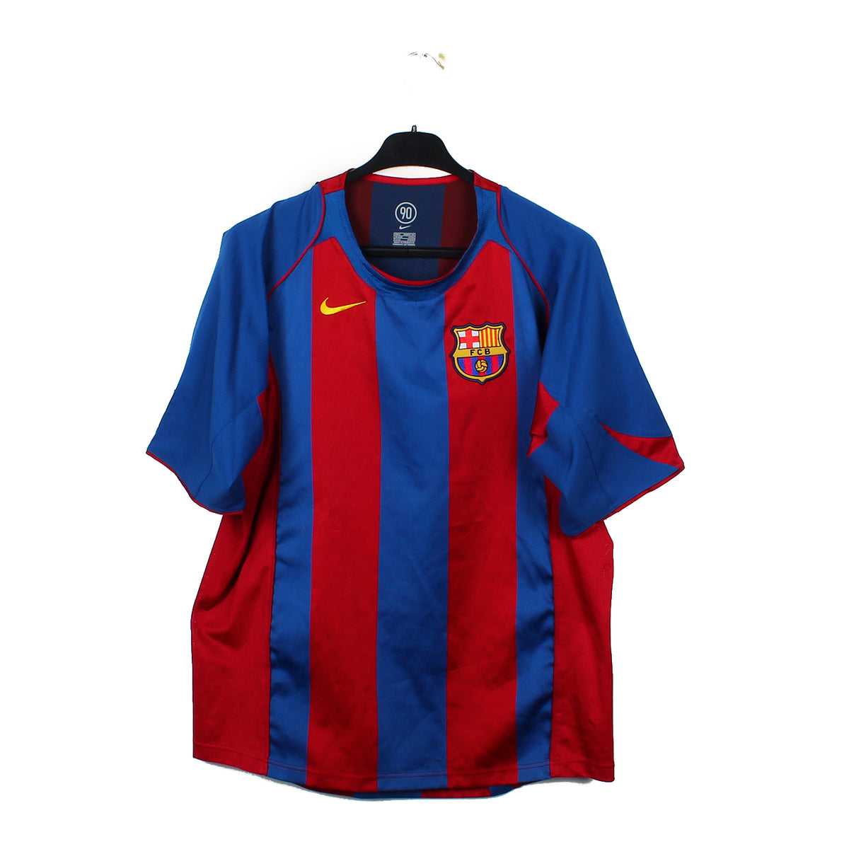 Maillot FC Barcelone Domicile 2004-05 - Numéro 7 Larsson - Taille L - Occasion Excellente