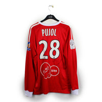 2010/11 - Valenciennes - Pujol #28 (L) [MATCH ISSUE] *signé*