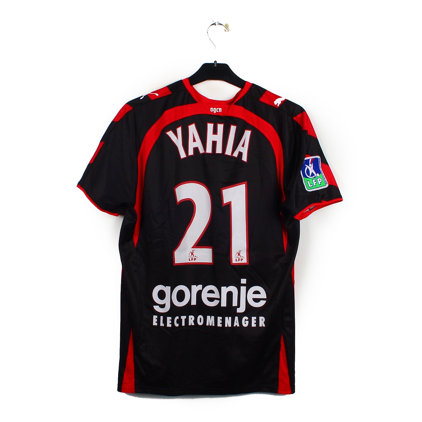 2006/07 - Nice OGC - Yahia  #21 (L) [MATCH ISSUE]
