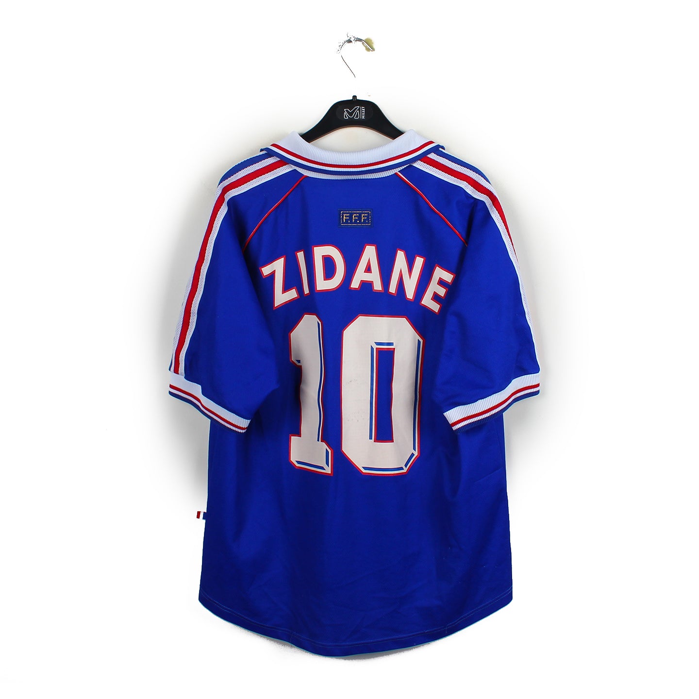 Maillot vintage domicile équipe de France 1998 - Zidane #10 (M) - Back Maillot vintage domicile équipe de France 1998 - Zidane #10 (M) - Back