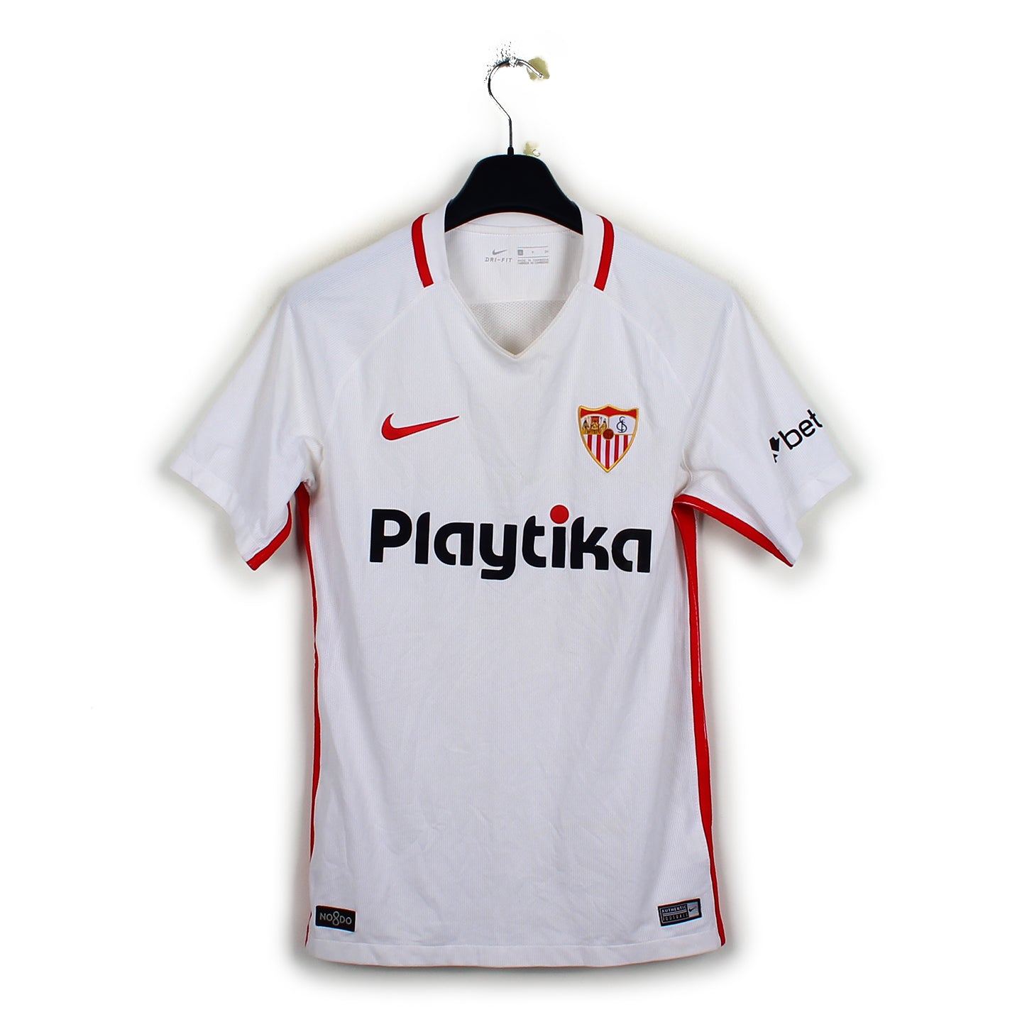 Vintage Fußballtrikot Sevilla F.C Puymer Größe XL Werbung