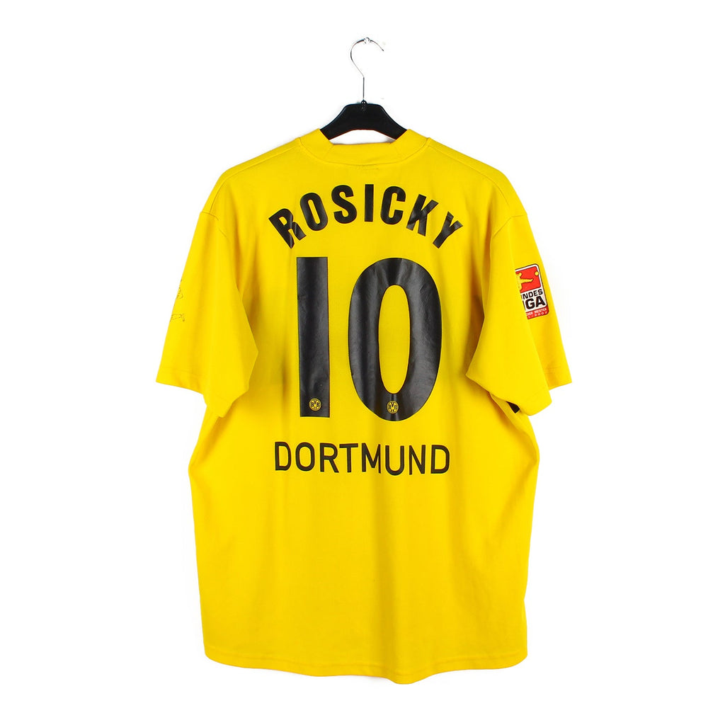 Maillot Borussia Dortmund 2001-02 - ROSICKY, Taille M, Vintage Football