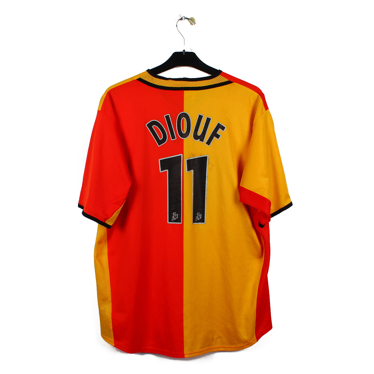 2001/02 - RC Lens - Diouf #11 (XL) *signé*
