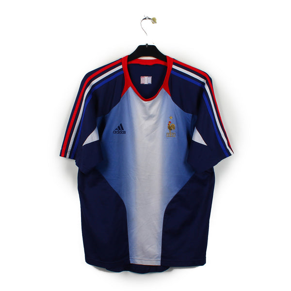 Maillot Vintage Equipe De France 2004-2005 - Thuram N°15 Domicile (Taille S, Adidas)