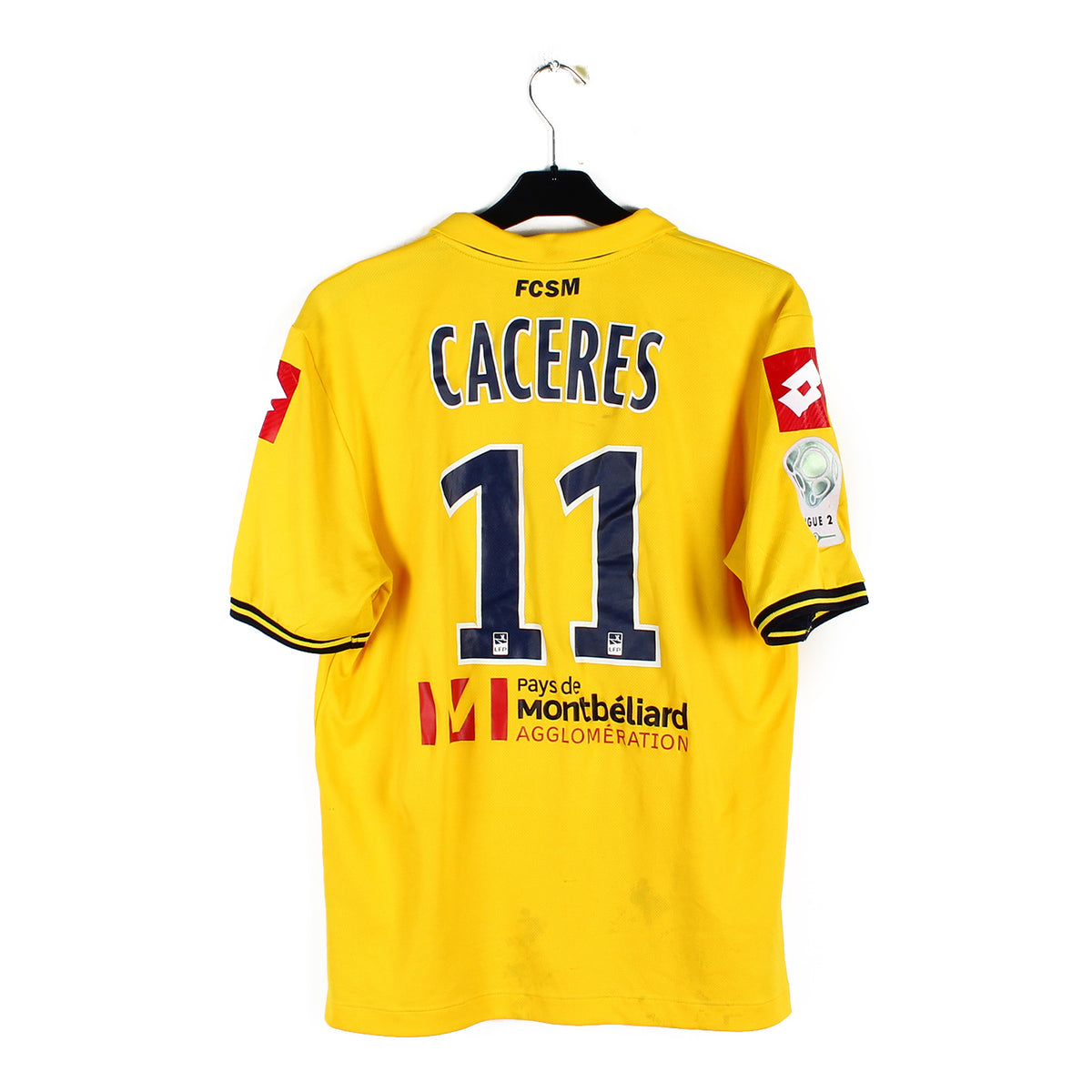 Maillot Foot Sochaux 2013-2014 – Goal 40 PELE – Match Worn (porté)