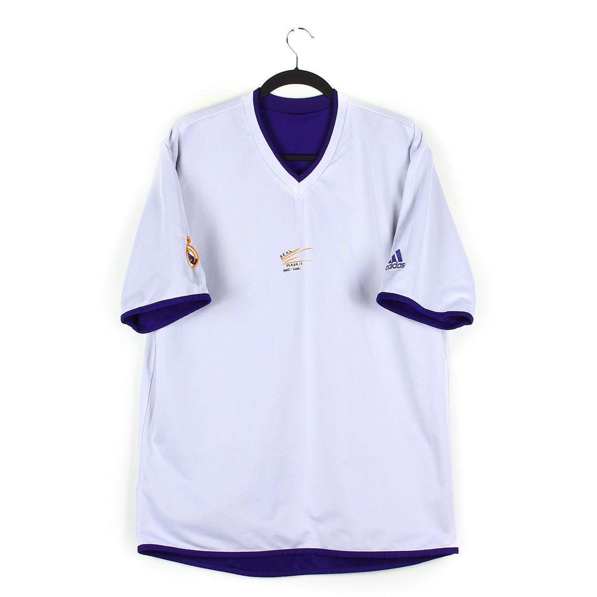 Maillot Exterieur Real Madrid Centenaire Noir Taille S - Adidas - Manches Longues (État Parfait)