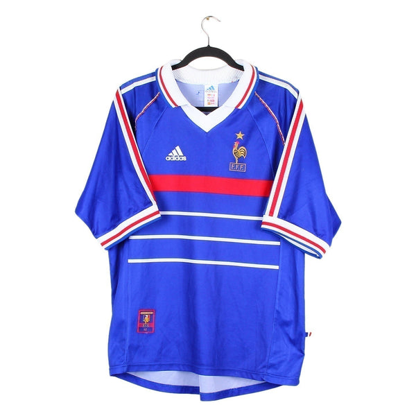 Drapeau Coupe Du Monde France 1998 - Taille 100x130 Cm - Excellent état Vintage