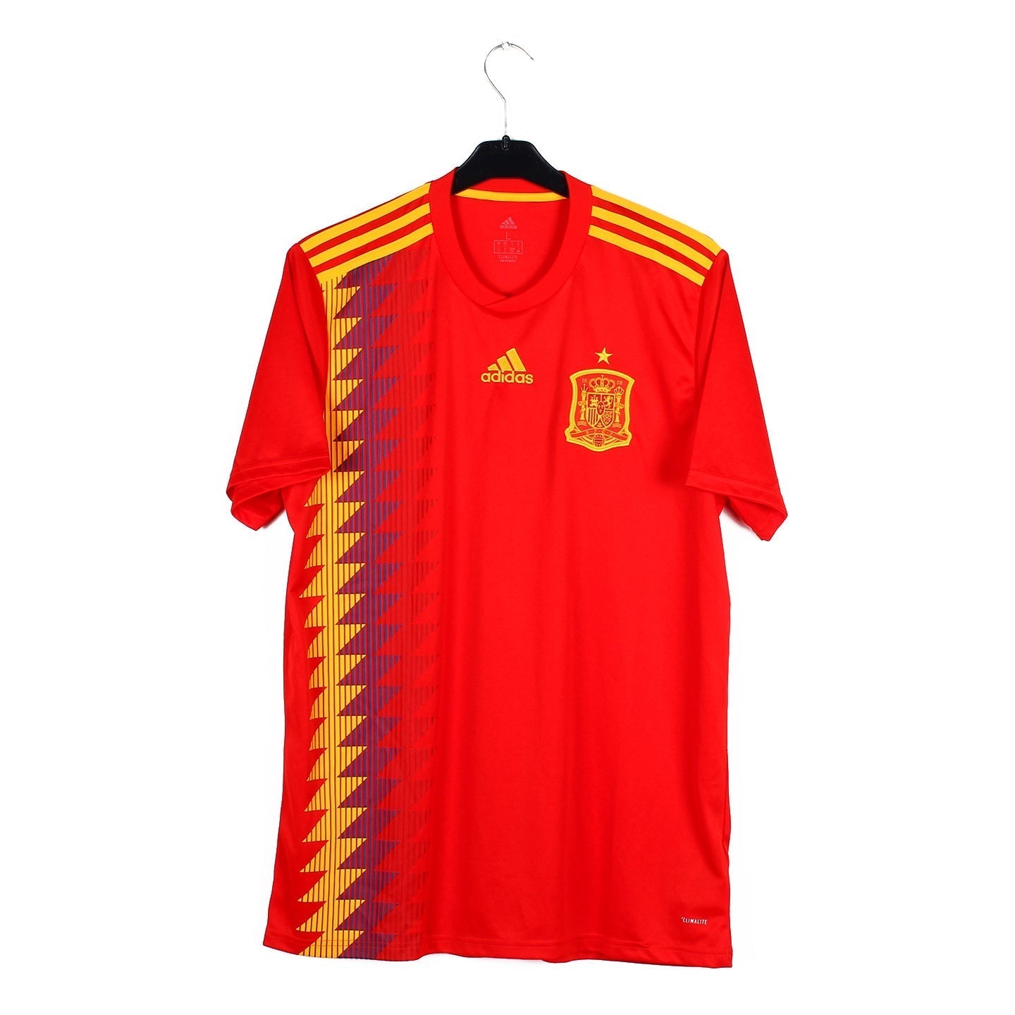 Maillot De Foot Rétro Espagne 2009-2010 - Domicile, N°7 MARAVILLA, Taille XL, Adidas