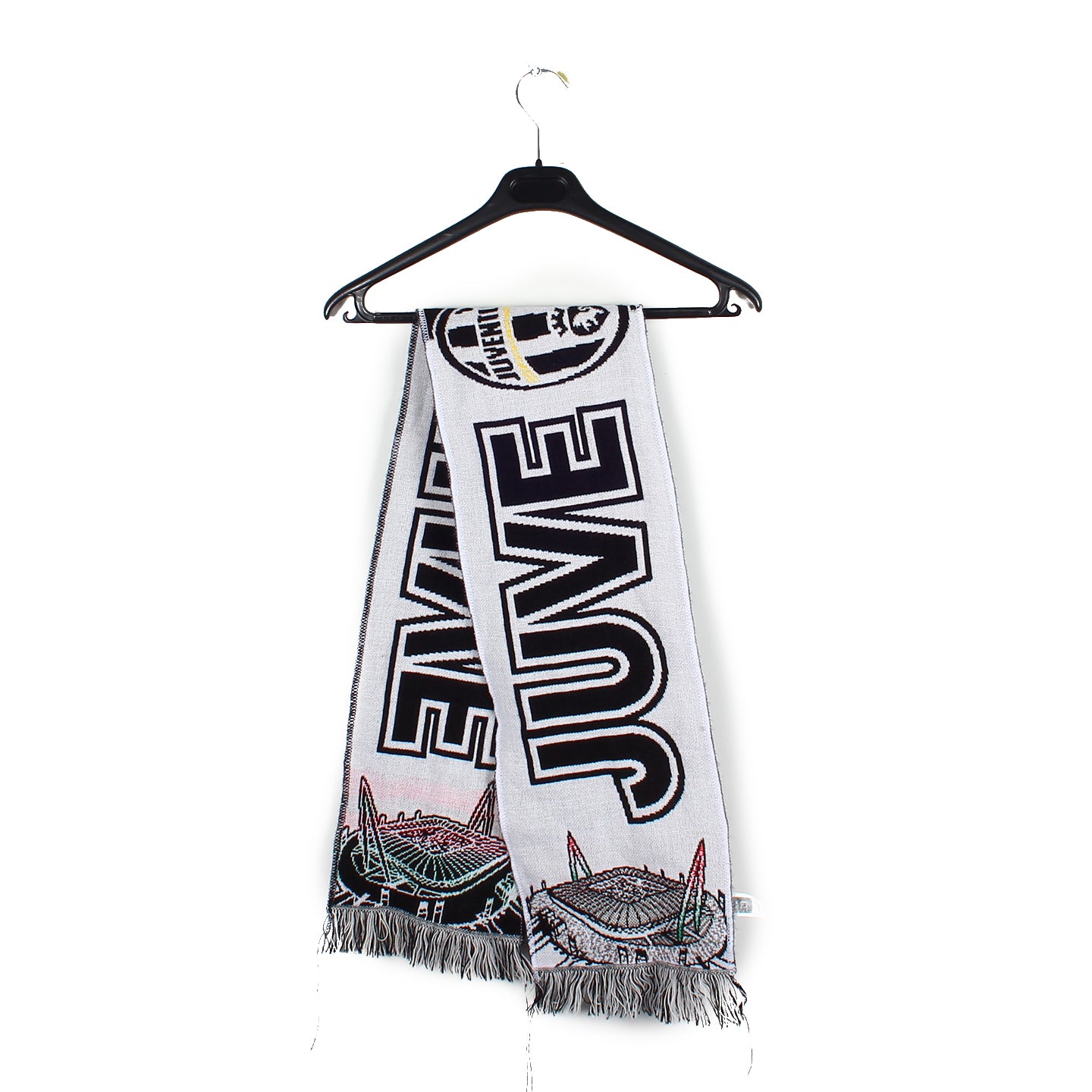 Écharpe Officielle Juventus Turin - 140 Cm, Acrylique, Collection Officielle