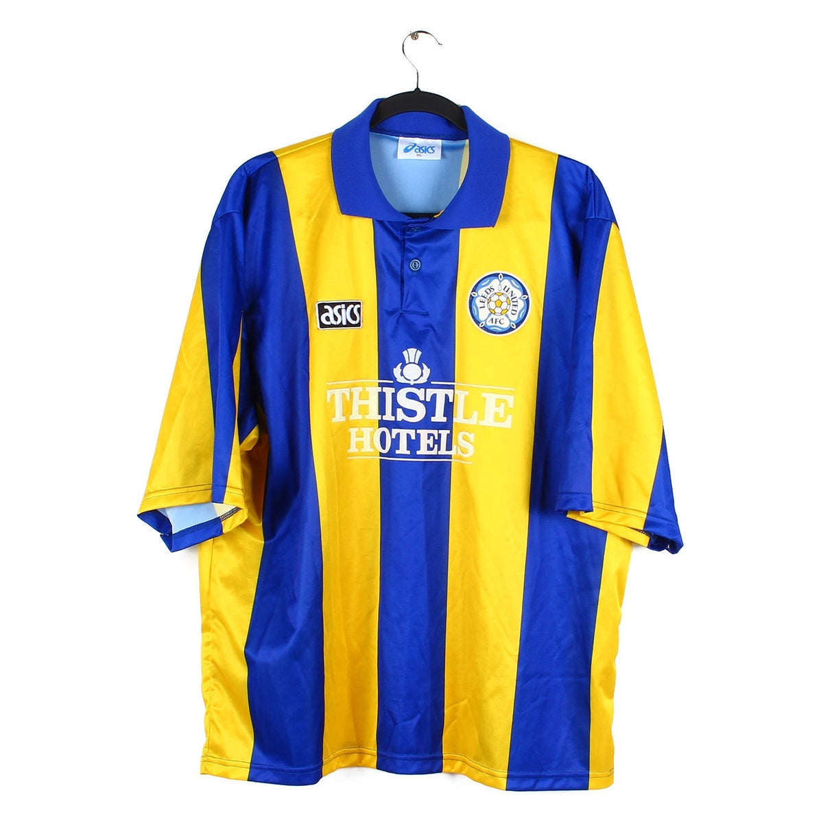 Maillot de foot Rétro Admiral 1993 Score Draw Leeds United Maillot de foot Rétro Admiral 1993 Score Draw Leeds United