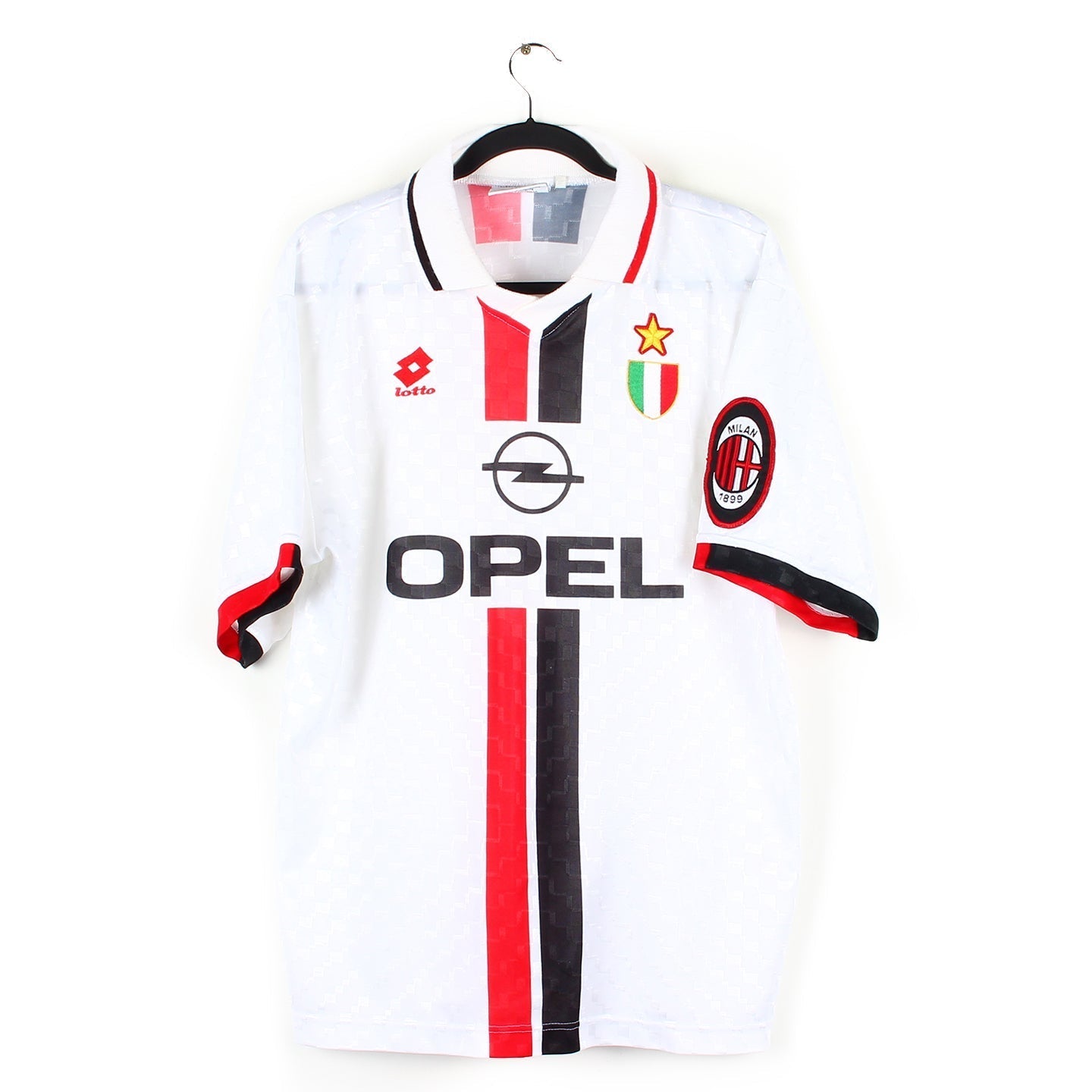 Maillot rétro de Football Fourth AC Milan 1995-1996 + Weah 9 Maillot rétro de Football Fourth AC Milan 1995-1996 + Weah 9