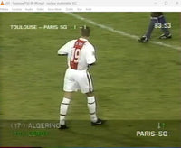 1998/99 - PSG - Leroy #19 (XL) [MATCH ISSUE] *signé*