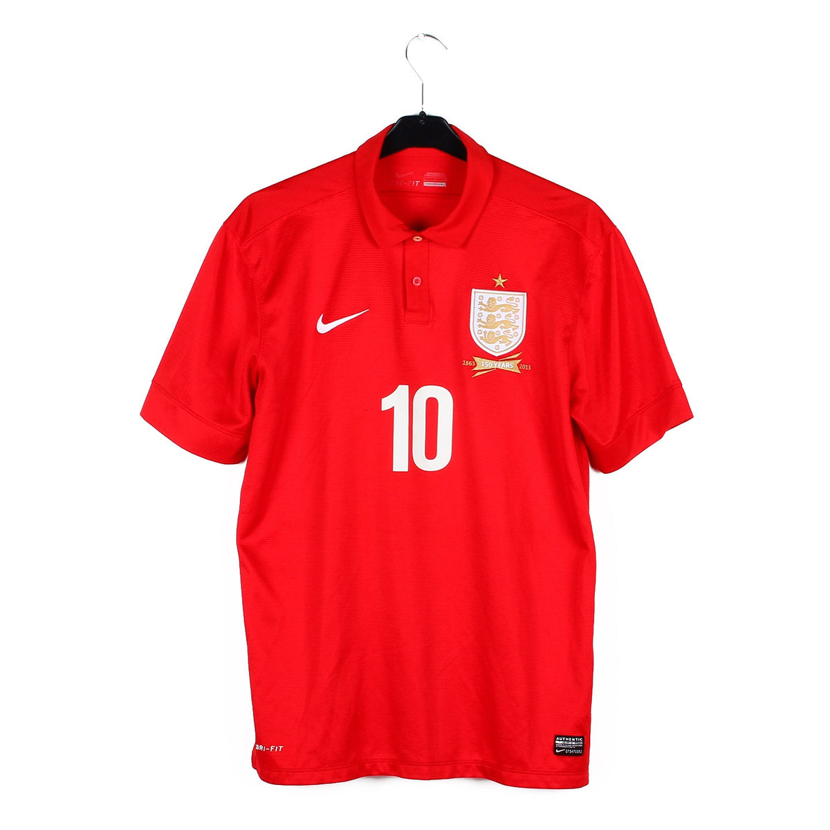 Maillot De Football Angleterre 2010/2012 Extérieur - Taille M - Joueur : Wayne Rooney - Marque Umbro - Occasion Rare