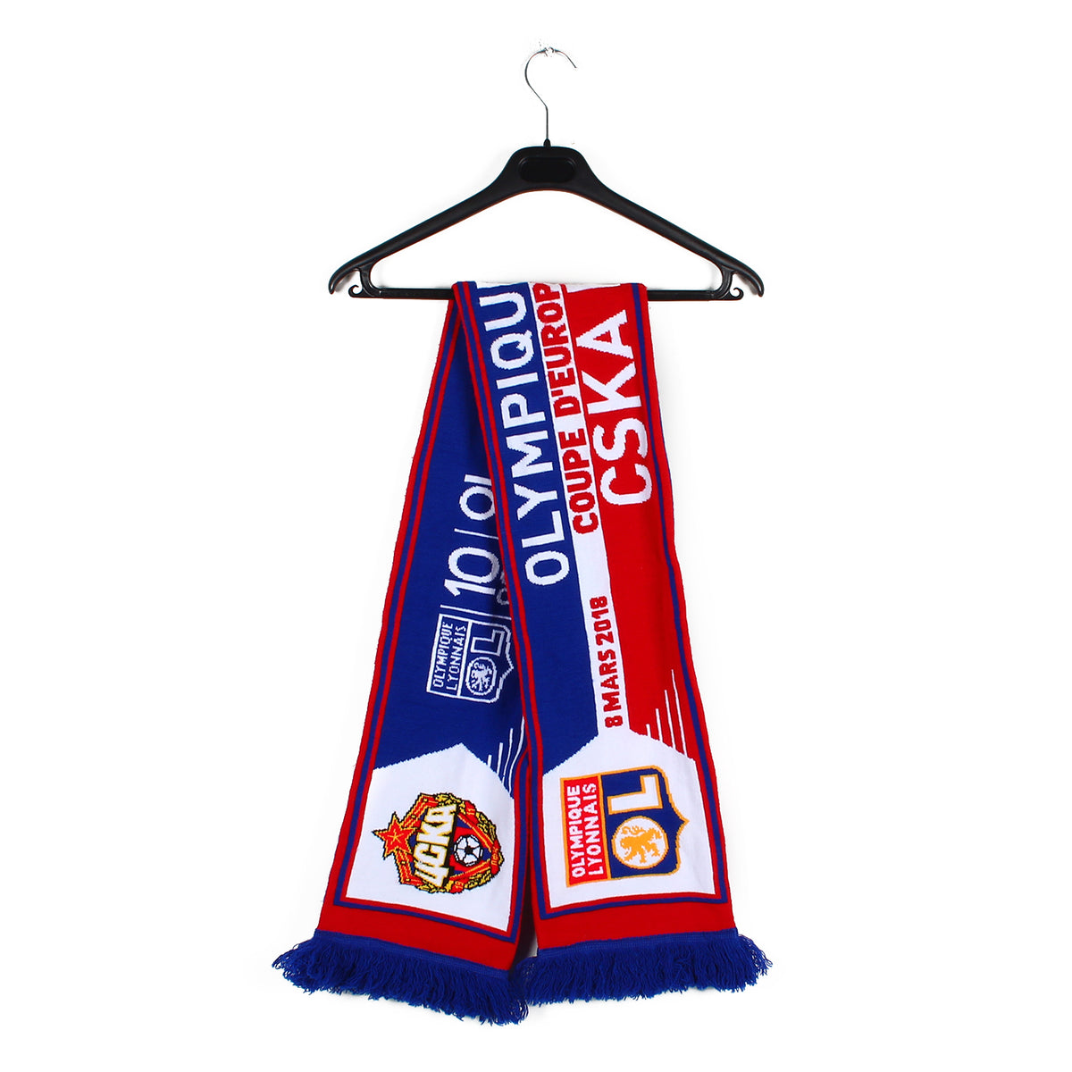 Écharpe vintage Olympique Lyonnais – Stade de Gerland