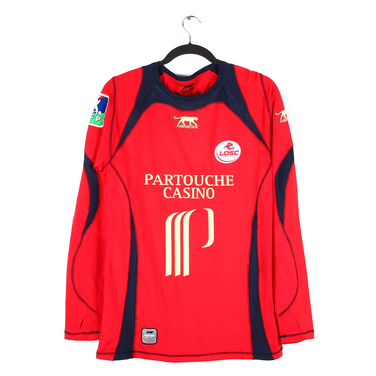Maillot Vintage Matchworn Lille OSC Fourth 2006-2007 - N°13 FAUVERGUE