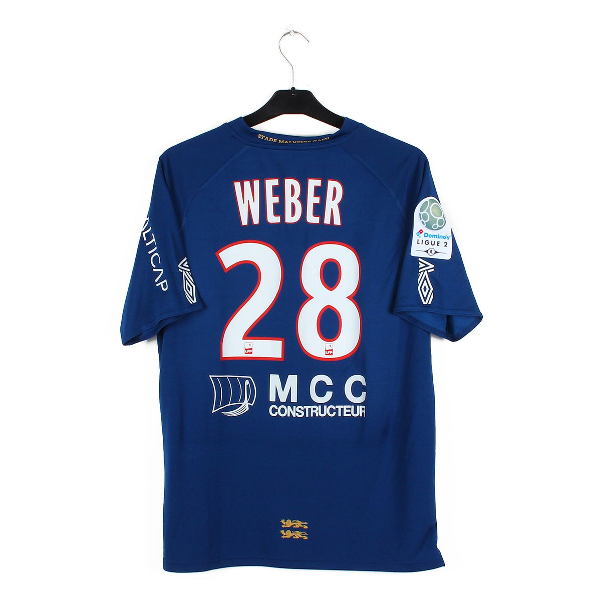 2019/20 - Stade Malherbe Caen - Weber #28 (L) [MATCH ISSUE]