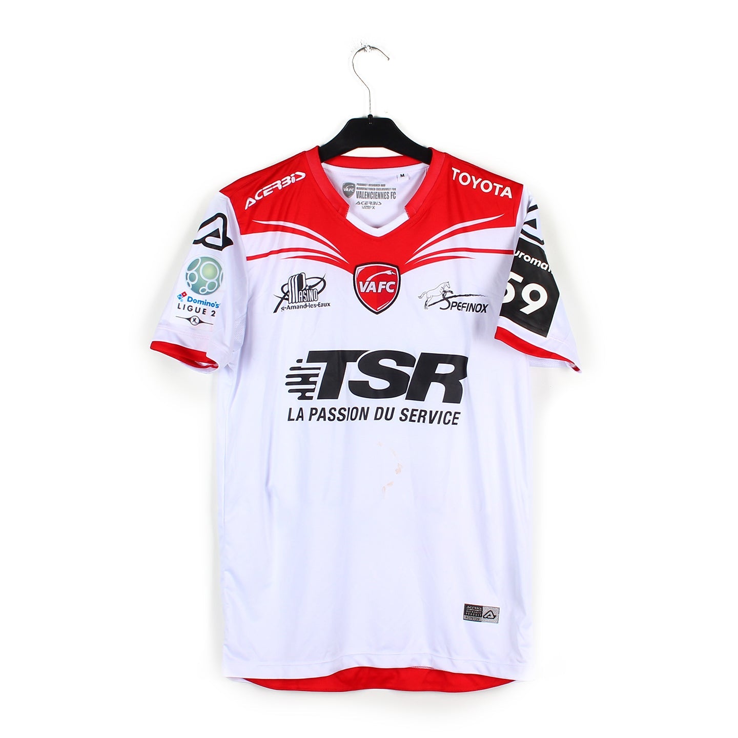 Maillot Foot Porté Darcheville VAFC Valenciennes Matchworn Shirt 266180034698 Maillot Foot Porté Darcheville VAFC Valenciennes Matchworn Shirt 266180034698