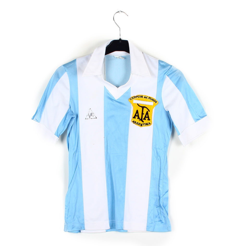 1984-1986 ARGENTINA LE COQ SPORTIF HOME FOOTBALL SHIRT