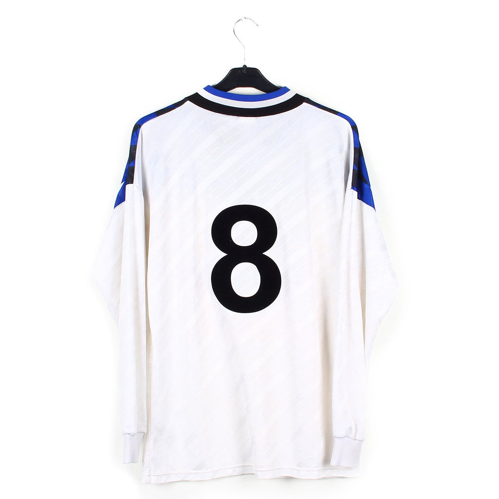 1995/96  - Nice OGC - De Neef #8 (L) [WORN]