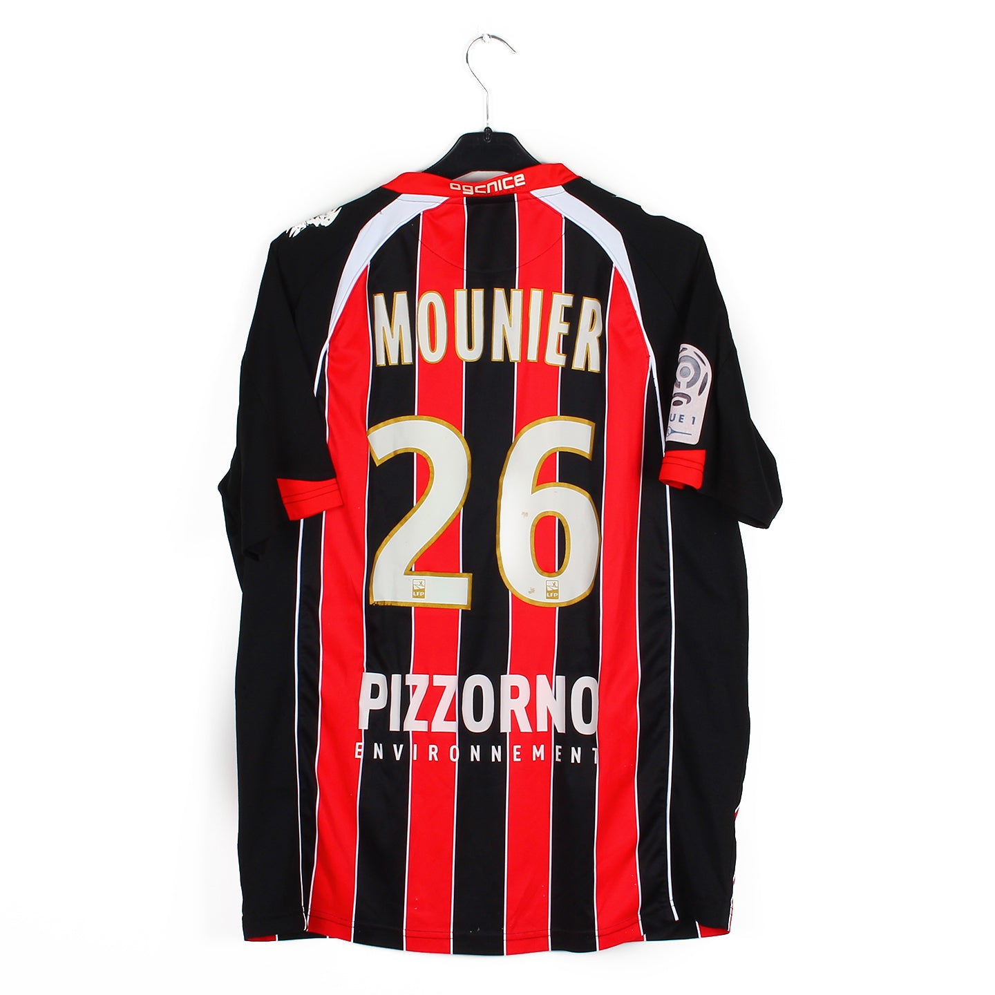Maillot AS Monaco matchworn floqué Bonnart vintage (2010/11) - Vintage Maillot AS Monaco matchworn floqué Bonnart vintage (2010/11) - Vintage