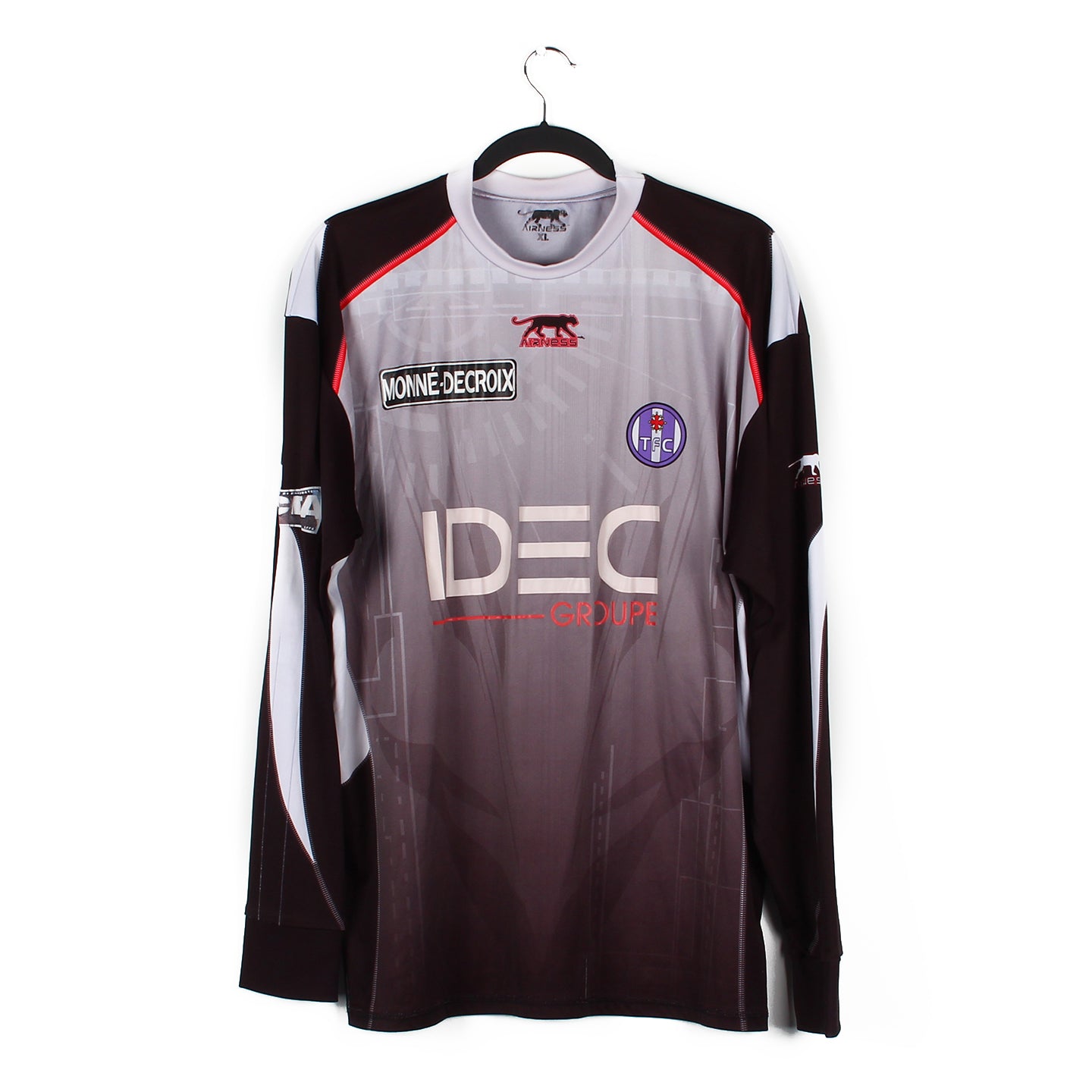 Maillot TOULOUSE TFC vintage AIRNESS football shirt noir L Maillot TOULOUSE TFC vintage AIRNESS football shirt noir L
