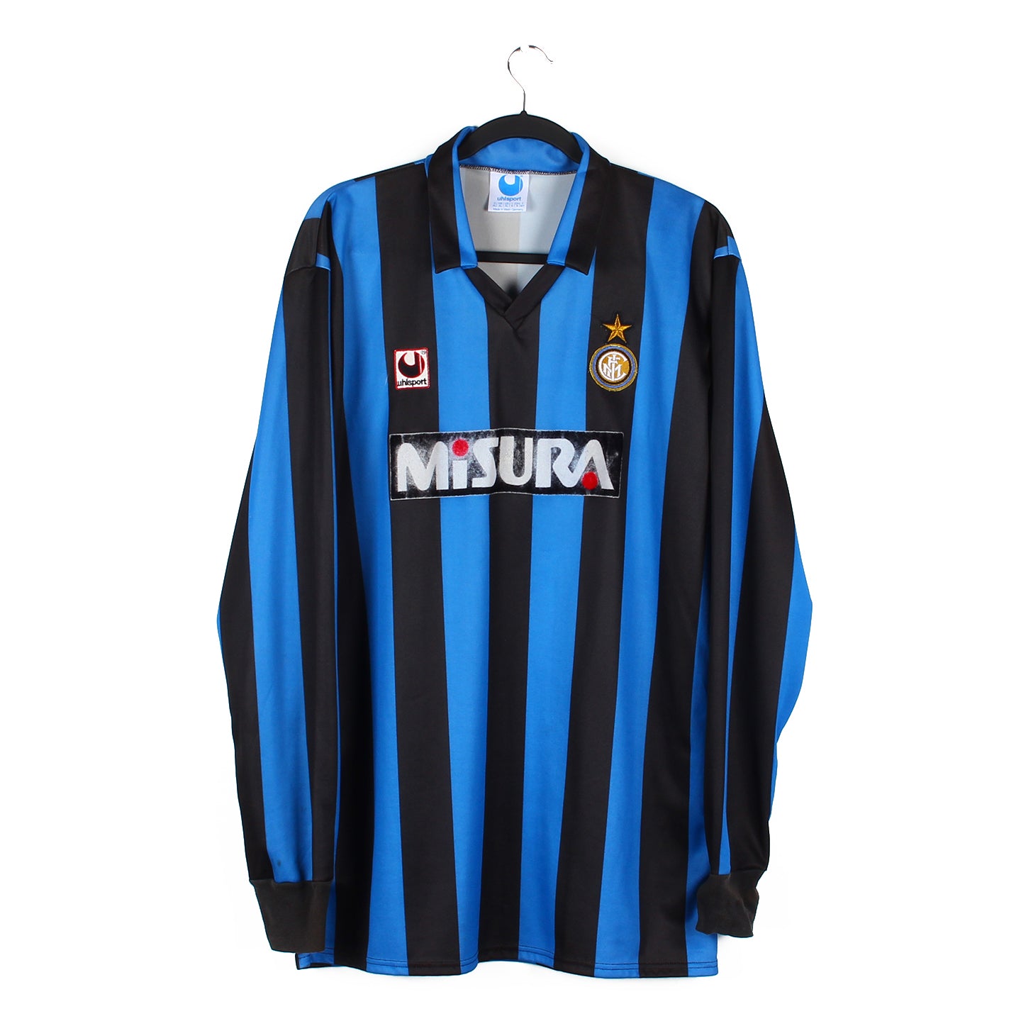 MAILLOT DE FOOTBALL INTER MILAN 1990 1991 HOME MAILLOT DE FOOTBALL INTER MILAN 1990 1991 HOME