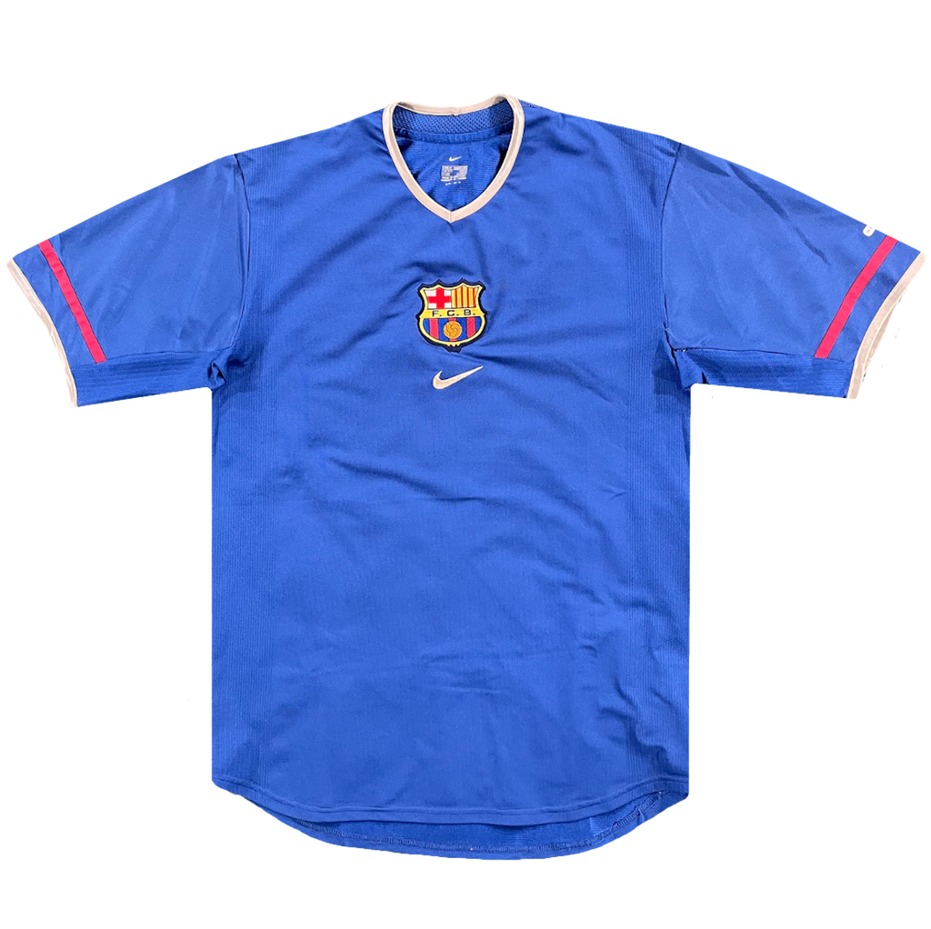 maillot barcelone vintage saison 2001-2002 nike