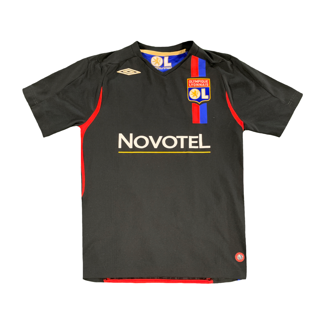 Face maillot Juninho olympique lyonnais vintage saison 2007-2008 Novotel 
