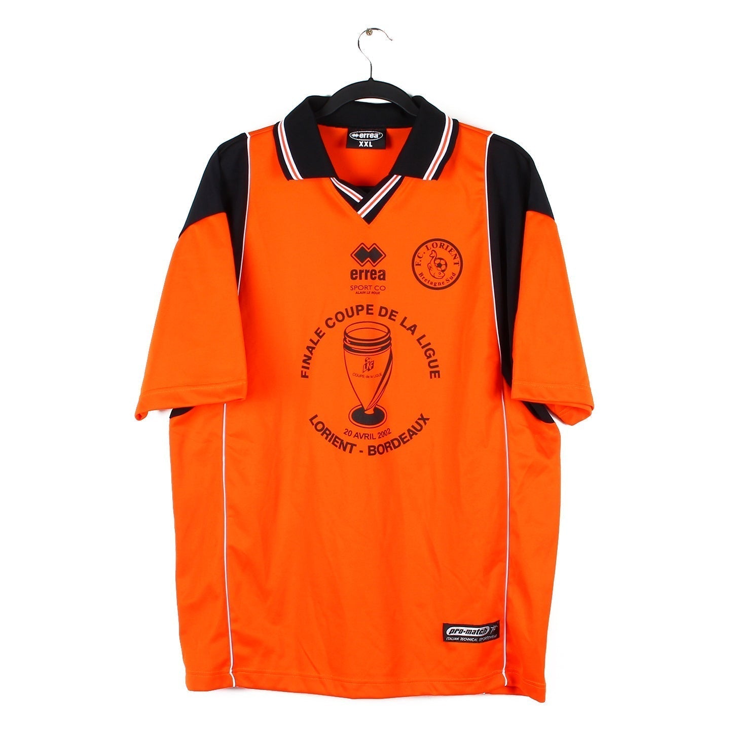 Maillot FC Lorient 2001 - 75e anniversaire - KROUPI 22 Maillot FC Lorient 2001 - 75e anniversaire - KROUPI 22