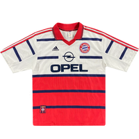 maillot extérieur bayern munich vintage saison 1998-2000 opel adidas