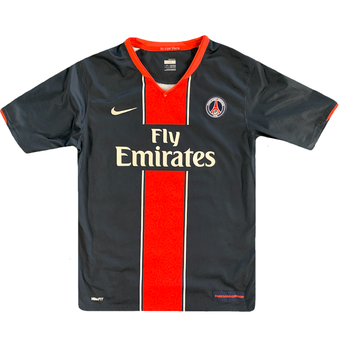 maillot paris saint germain vintage saison 2007-2008 fly emirates nike