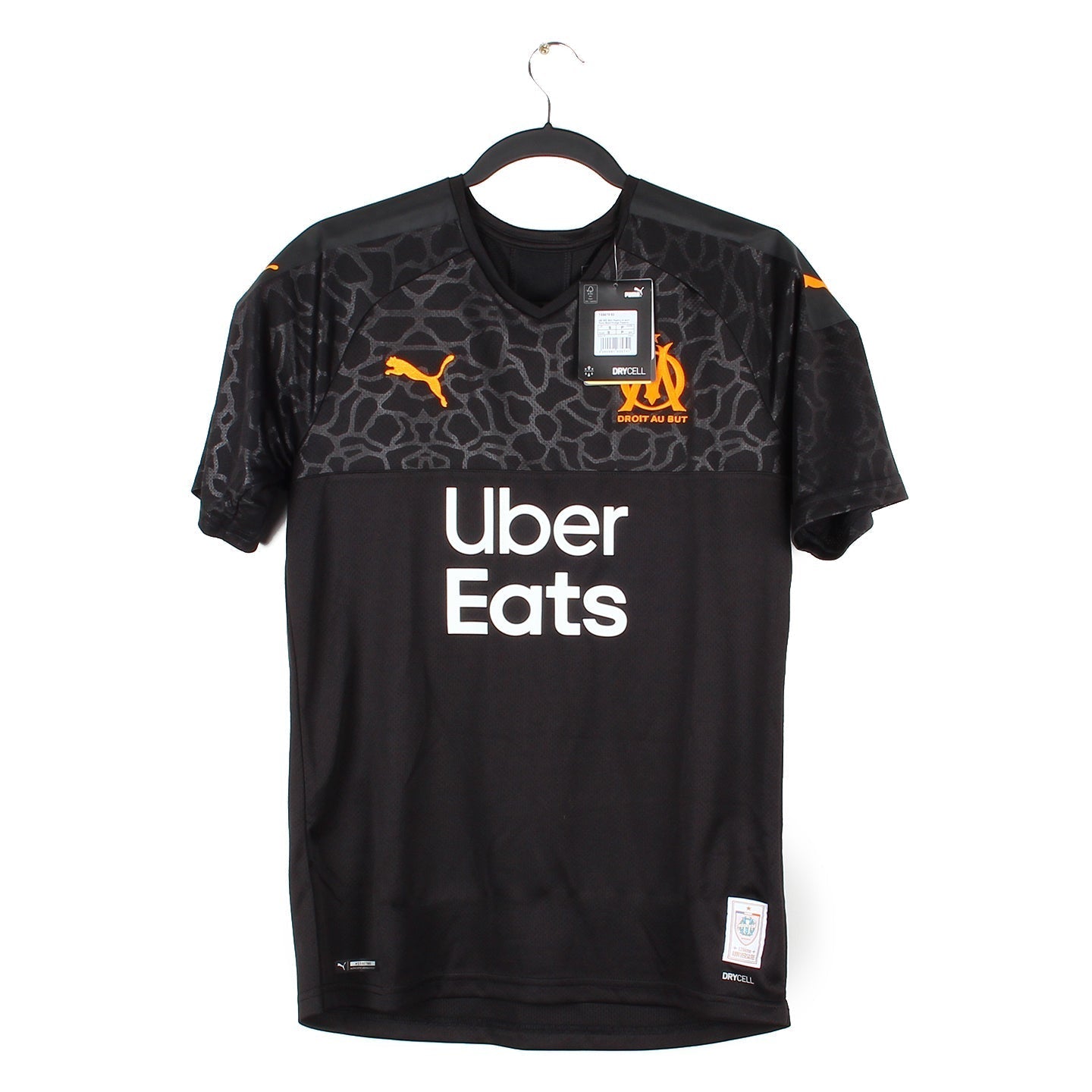 Maillot Third Maillot Authentique Maillot Marseille Orange Et Noir
