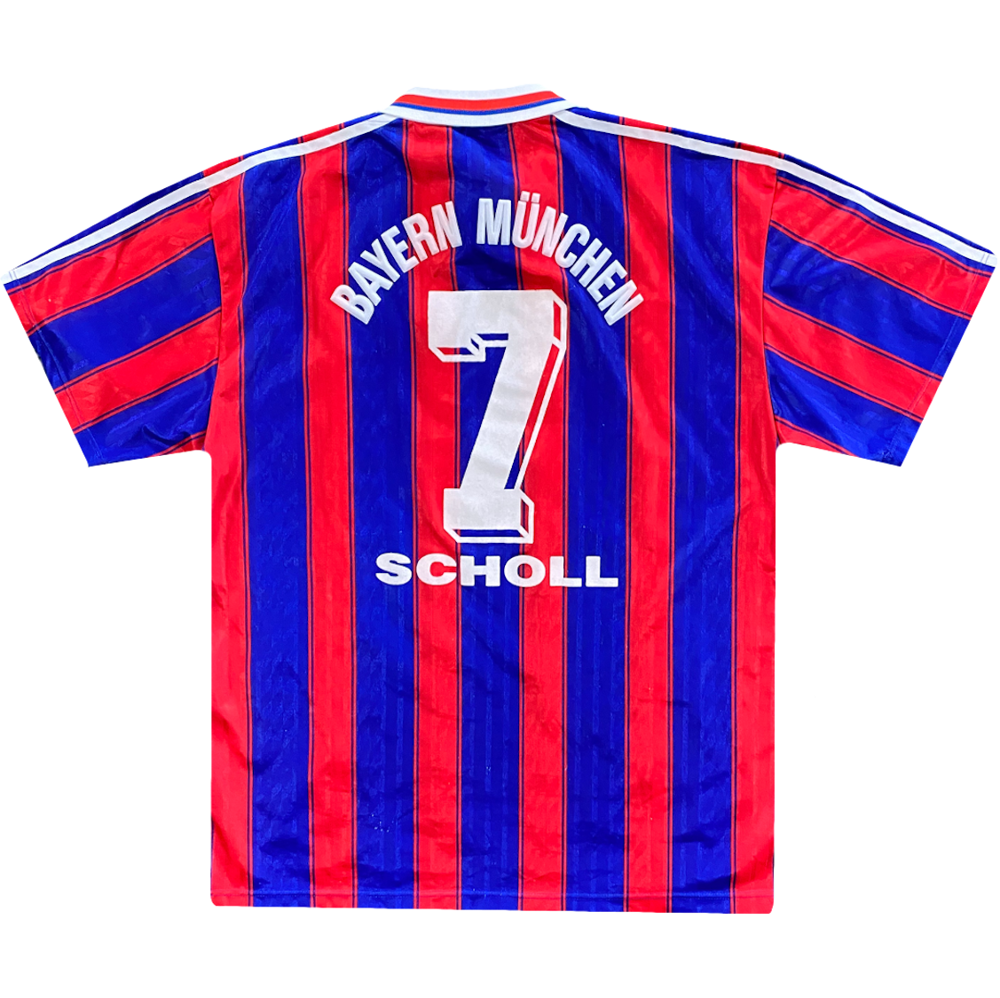 maillot scholl bayern munich vintage saison 1995-1997 scholl opel