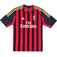 maillot milan ac vintage saison 2013-2014 fly emirates adidas
