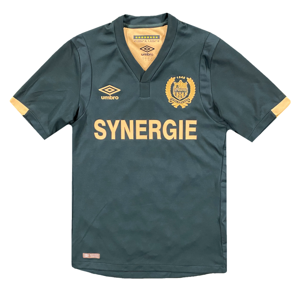 maillot fc nantes vintage saison 2016-2017 synergie umbro