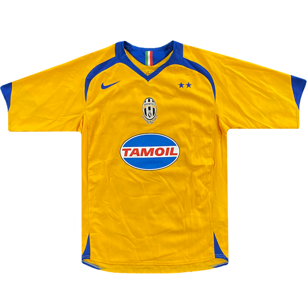 maillot juventus jaune saison 2005-2006 tamoil nike