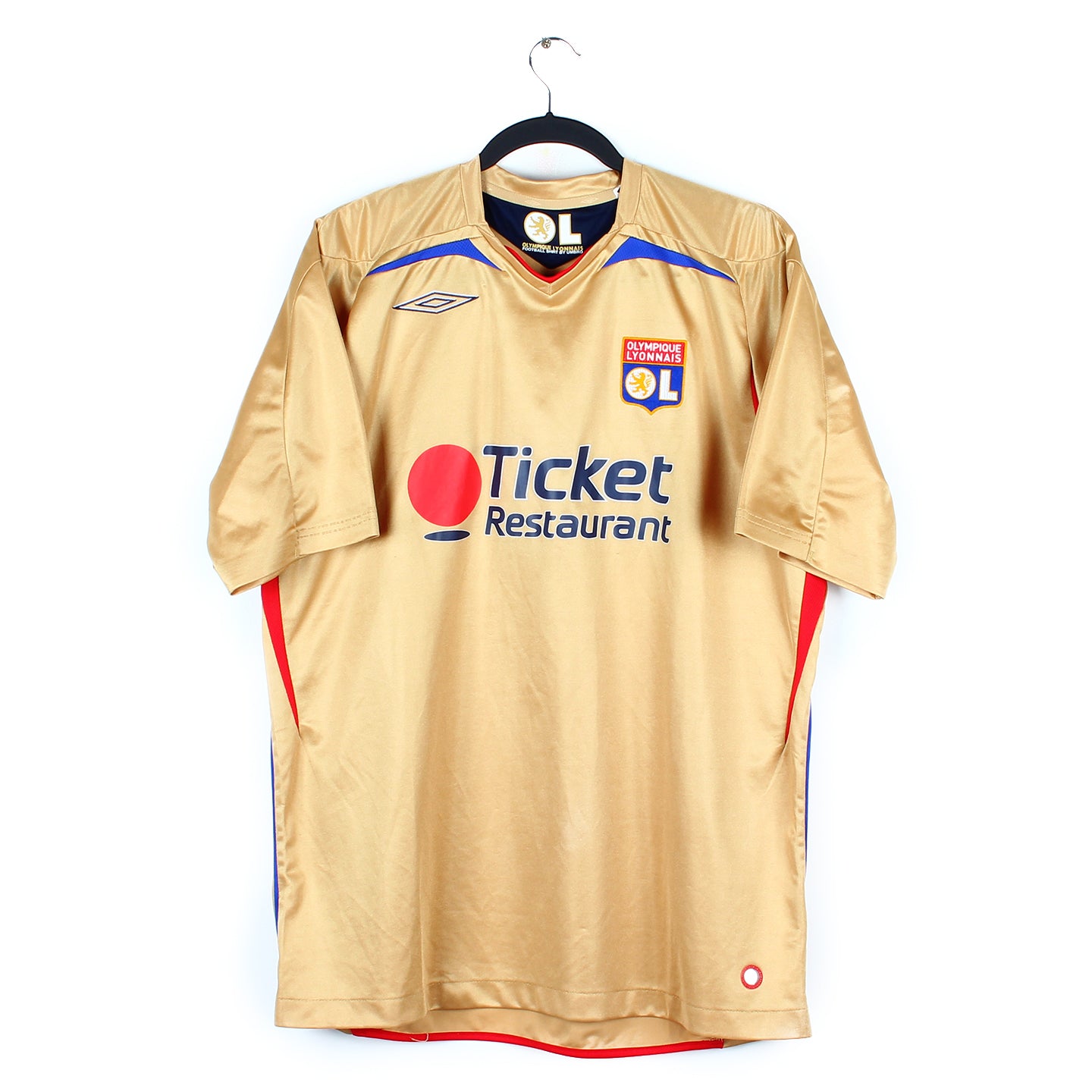Maillot foot authentique retro et vintage - Olympique Lyonnais Maillot foot authentique retro et vintage - Olympique Lyonnais